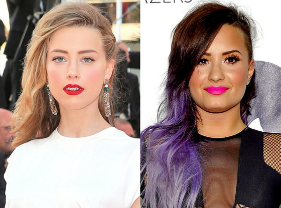 Amber Heard, Demi Lovato Amber Heard, Demi Lovato